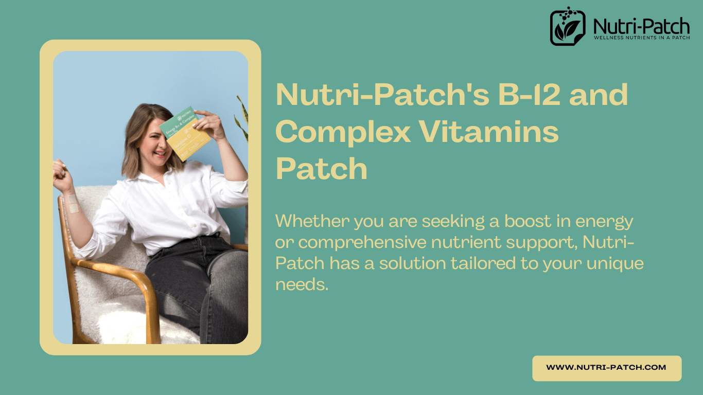 Boost Your Vitality with Nutri-Patch's B-12 and Complex Vitamins Patch