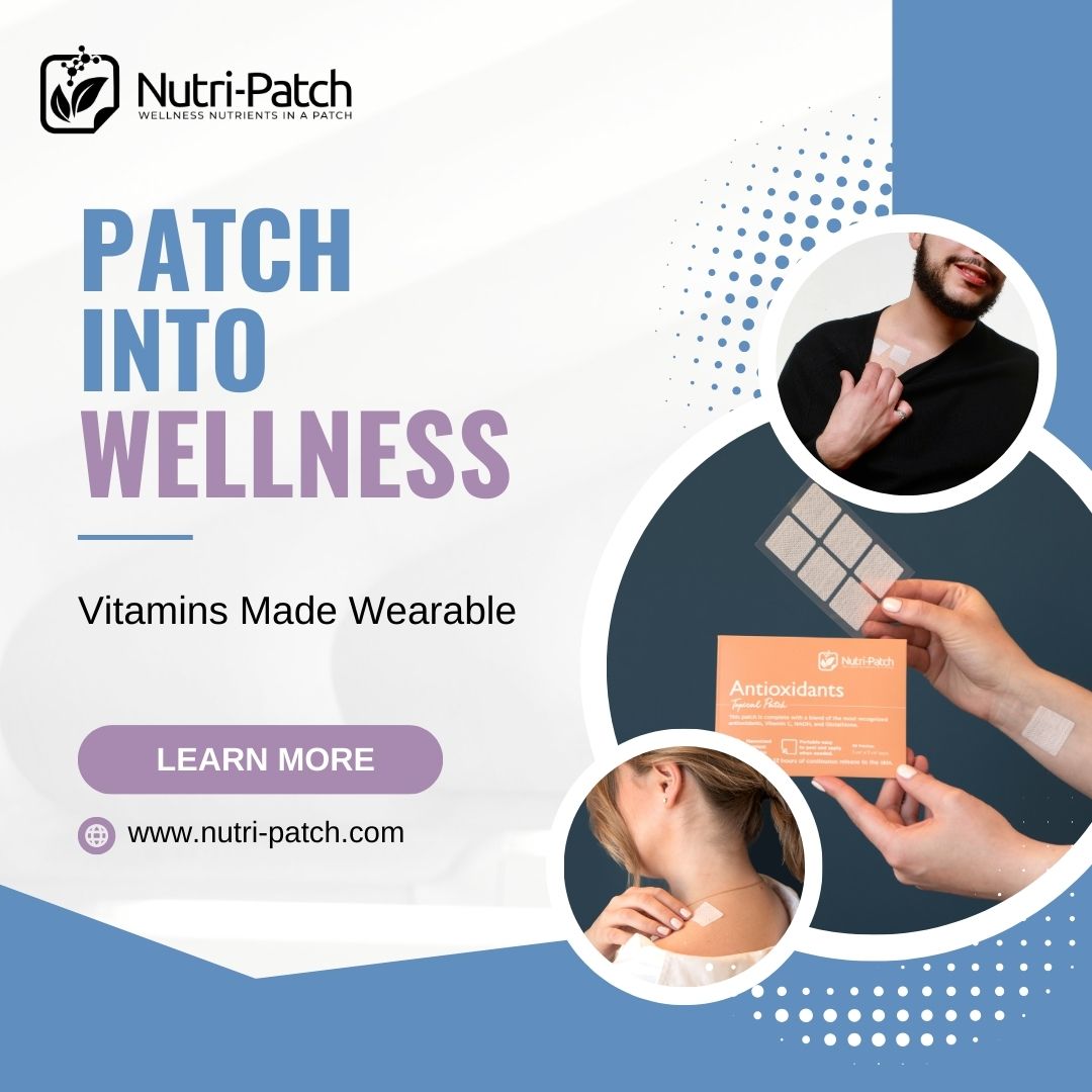 Patch Into Wellness with Nutri-Patch Antioxidants Topical Patch