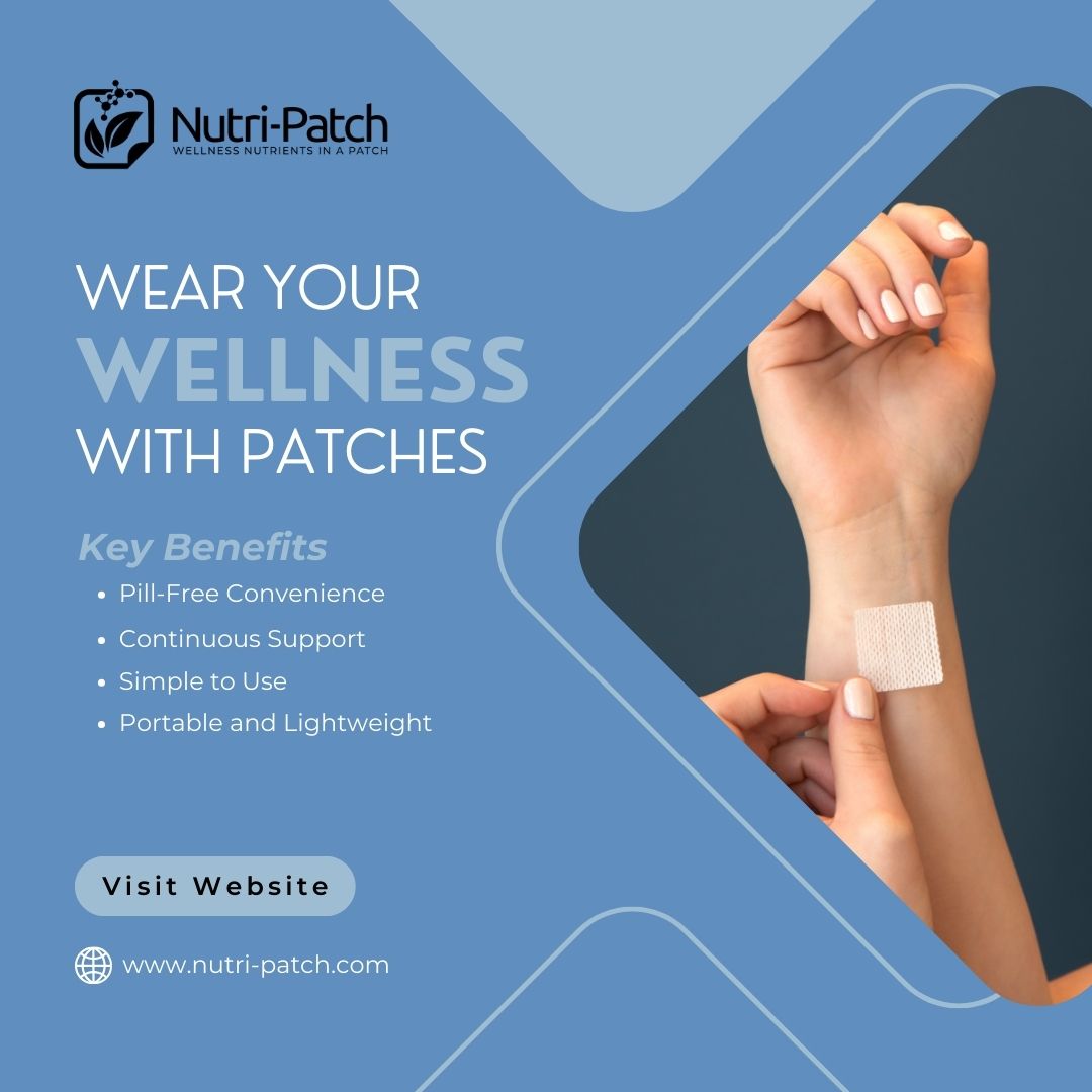 Wear Your Wellness with Patches: Nutri-Patch Omegas 3 Topical Patch